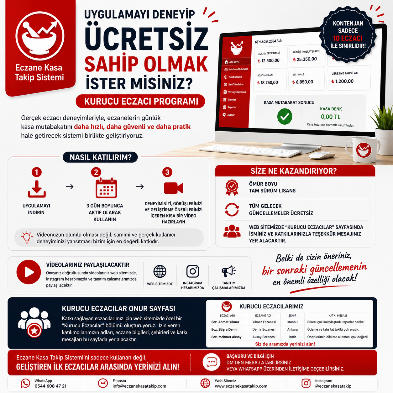 Eczane Kasa Takip Sistemi